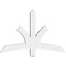 Ekena Millwork Davenport Architectural Grade PVC Gable Bracket, 48"W x 32"H x 4"D x 4"F, 16/12 Pitch GBP048X32X0404DAV00 - alternate 5